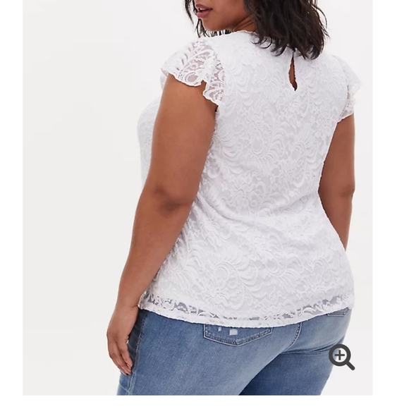 New torrid lace overlay top - Picture 2 of 3